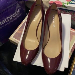 Coach Burgundy shoes! Sz.11